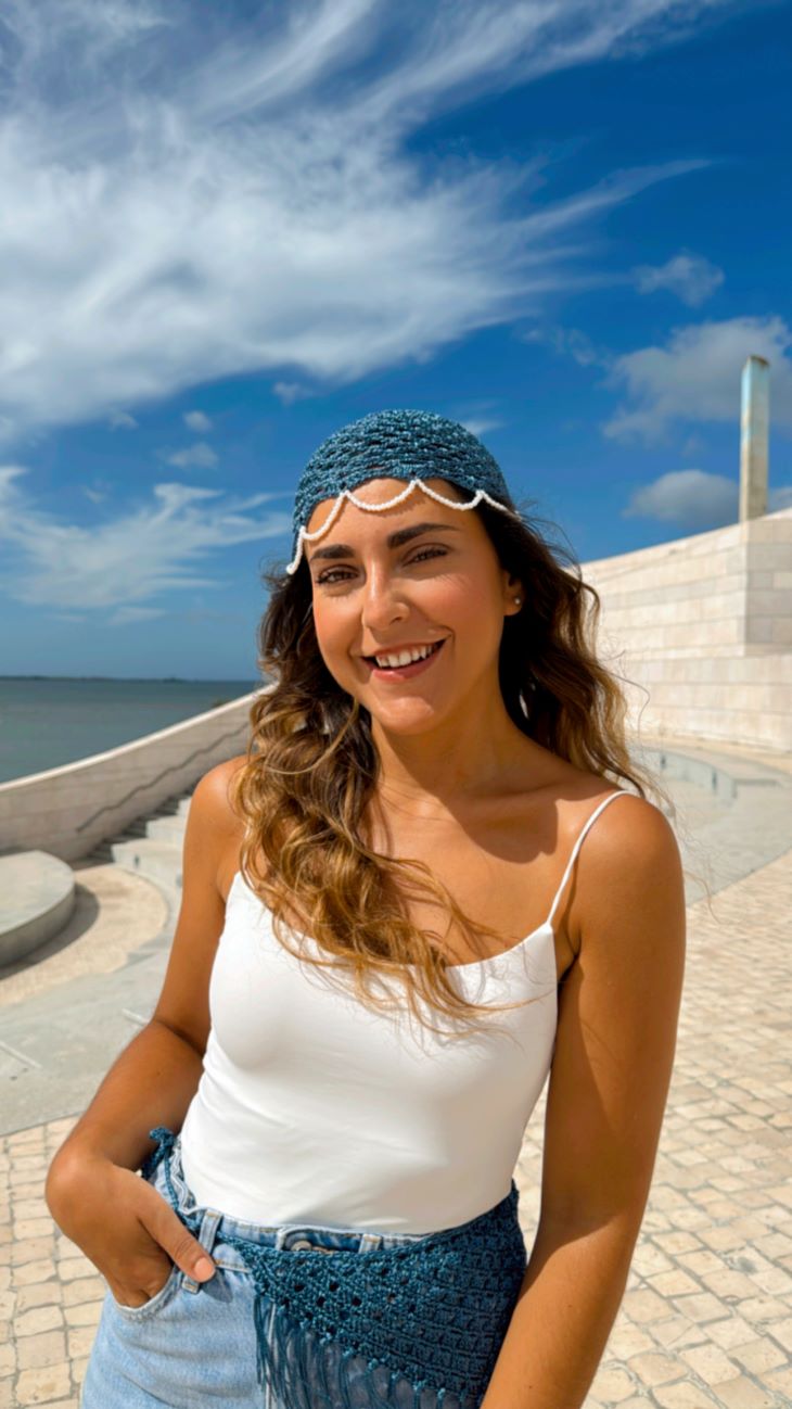 Conjunto Maré: Bandana + Touquinha